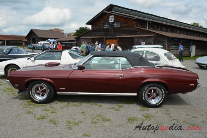 Mercury Cougar 1st generation 1967-1970 (1969 390 convertible 2d), left side view