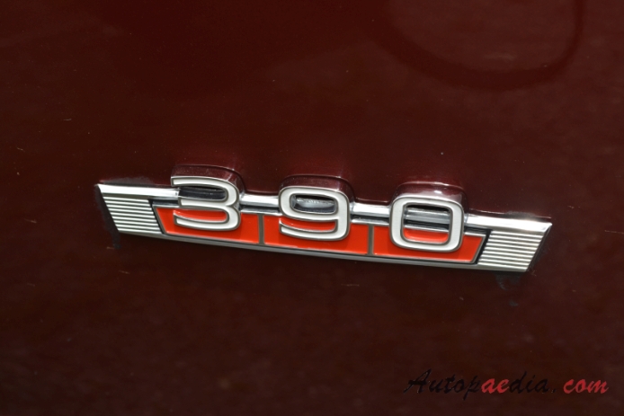 Mercury Cougar 1. generacja 1967-1970 (1969 390 convertible 2d), emblemat bok 