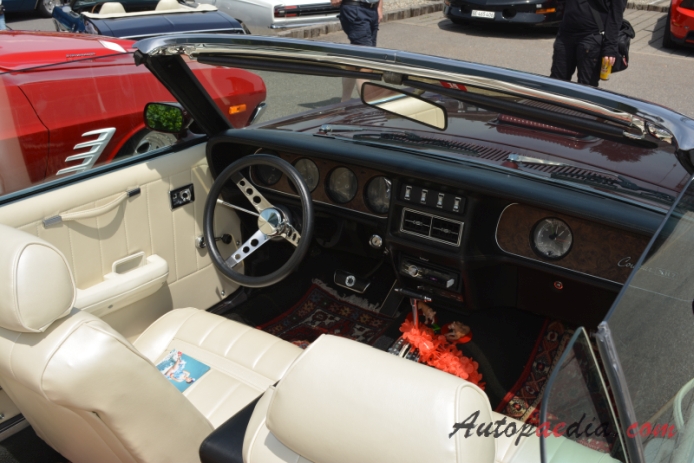Mercury Cougar 1. generacja 1967-1970 (1969 390 convertible 2d), wnętrze