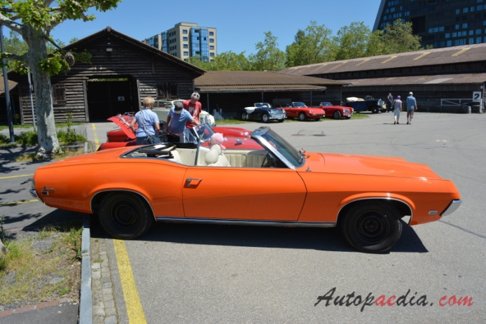 Mercury Cougar 1. generacja 1967-1970 (1969 convertible 2d), prawy bok