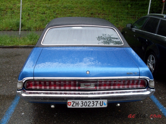 Mercury Cougar 1st generation 1967-1970 (1970 XR-7 hardtop Coupé 2d), rear view