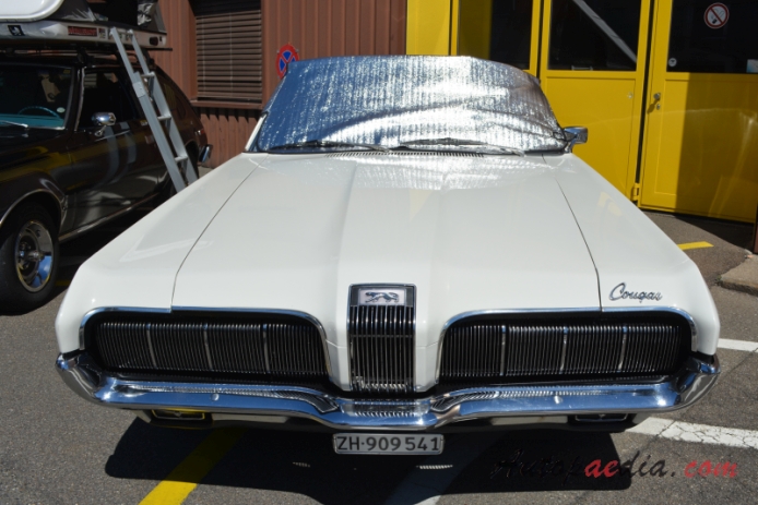 Mercury Cougar 1st generation 1967-1970 (1970 hardtop Coupé 2d), front view