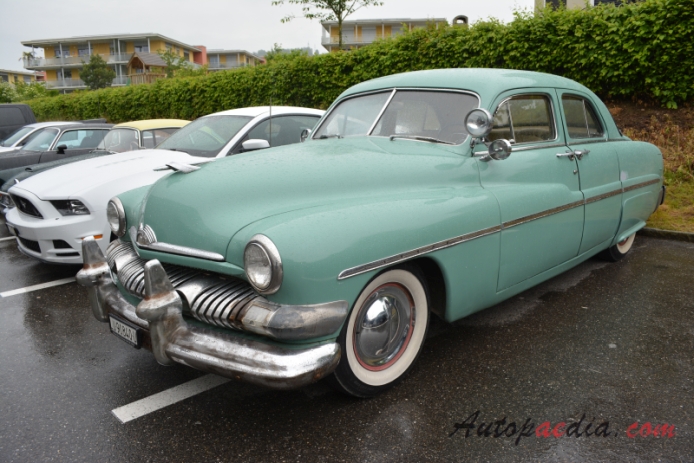 Mercury Eight 3rd generation 1949-1951 (1951 sedan 4d), left front view