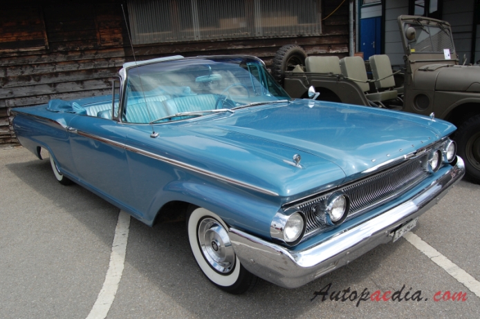 Mercury Monterey 2nd generation 1957-1960 (1960 convertible 2d), right front view