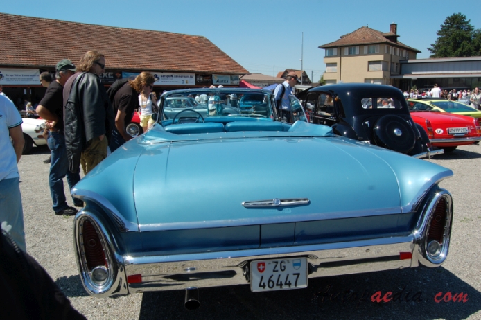 Mercury Monterey 2nd generation 1957-1960 (1960 convertible 2d), rear view
