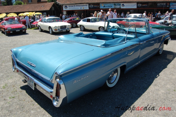 Mercury Monterey 2nd generation 1957-1960 (1960 convertible 2d), right rear view