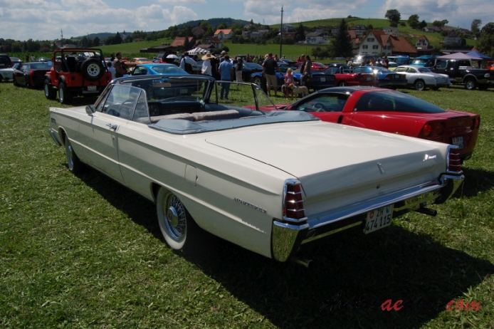 Mercury Monterey 4th generation 1965-1968 (1966 convertible 2d),  left rear view