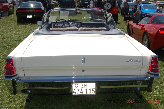 Mercury Monterey 4th generation 1965-1968 (1966 convertible 2d), rear view