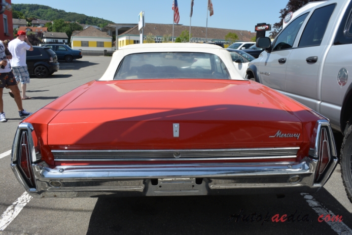 Mercury Monterey 4th generation 1965-1968 (1968 convertible 2d), rear view