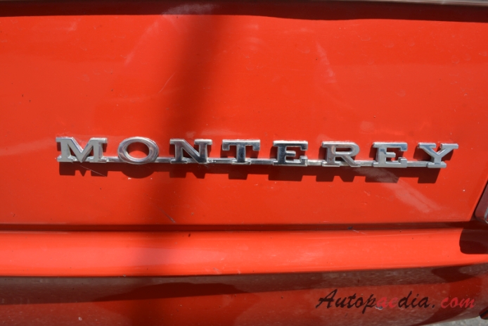 Mercury Monterey 4th generation 1965-1968 (1968 convertible 2d), side emblem 