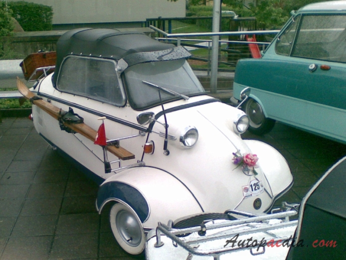 Messerschmitt Kabinenroller KR200 1955-1964 (1956 cabrio), prawy przód