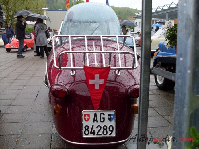 Messerschmitt Kabinenroller KR200 1955-1964 (1956 Coupé), tył