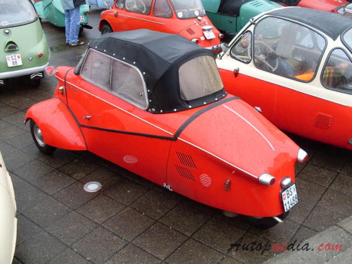 Messerschmitt Kabinenroller KR200 1955-1964 (1962 cabrio), lewy tył