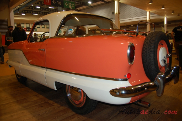 Metropolitan Series III 1955-1958 (1958 Nash Metropolitan hardtop Coupé 2d),  left rear view