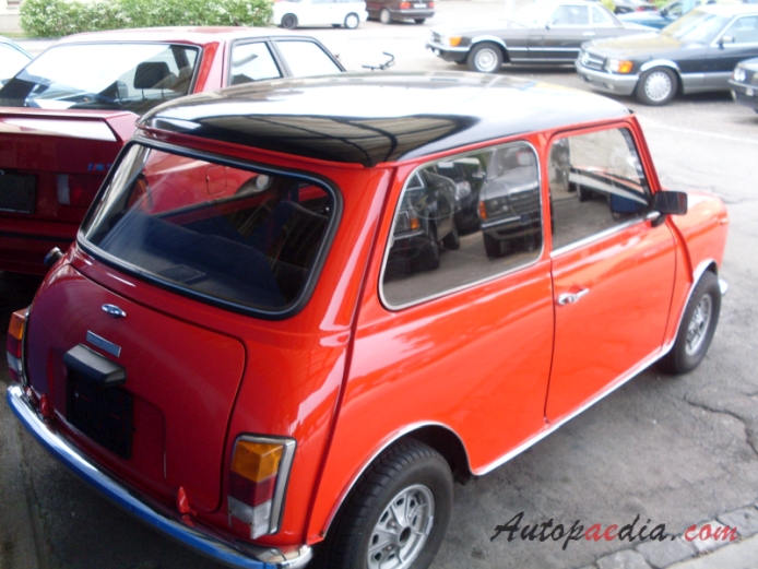 Mini Mark IV 1976-1983 (1978 1100 Special), right rear view