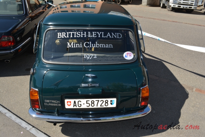 Mini Clubman 1969-1980 (1972), rear view