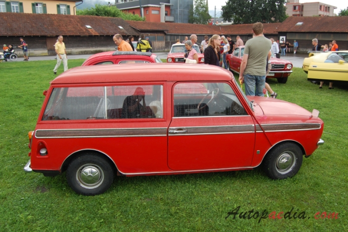 Mini Clubman 1969-1980 (Estate 3d), right side view