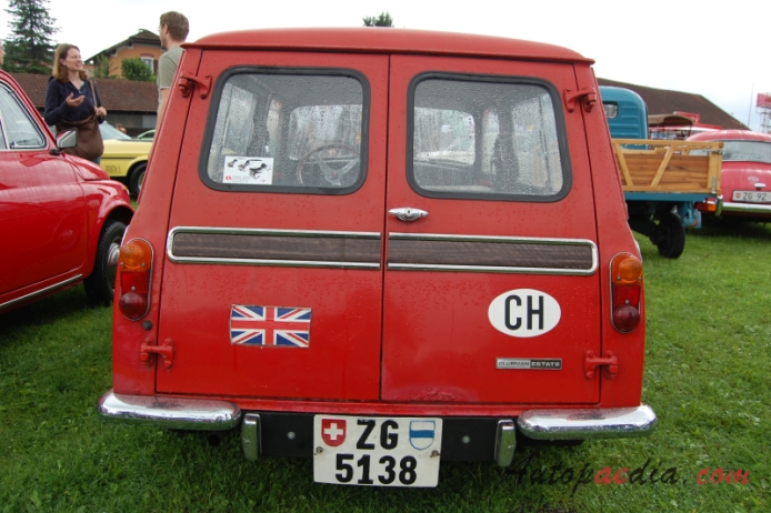 Mini Clubman 1969-1980 (Estate 3d), rear view