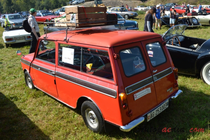 Mini Clubman 1969-1980 (Mini Morris Estate 3d),  left rear view