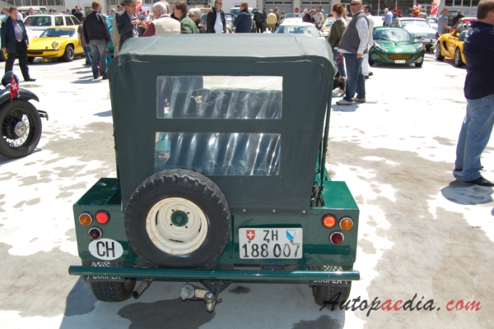 Mini Moke 1964-1993 (Austin), rear view
