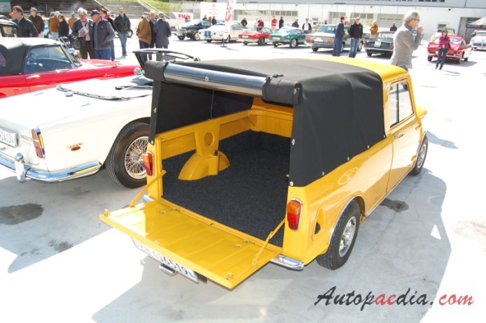 Mini Pick-up 1961-1983 (1965 Austin Mini pickup 2d), prawy tył