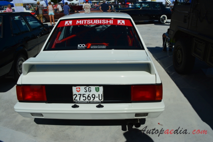 Mitsubishi Lancer 2. generacja A70 1979-1983 (1981 2000 Turbo sedan 4d), tył