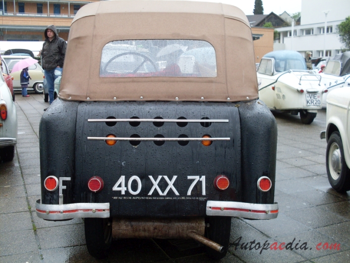 Mochet CM 125 Y 1956, rear view