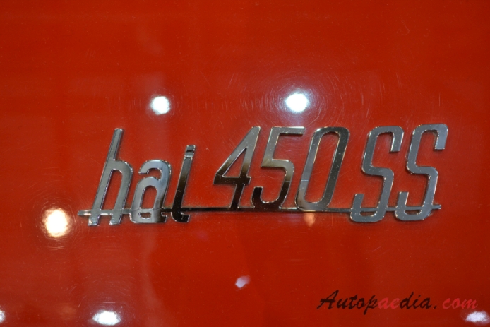 Monteverdi Hai 450 1970-1973 (1970 Hai 450 SS Coupé 2d), emblemat tył 