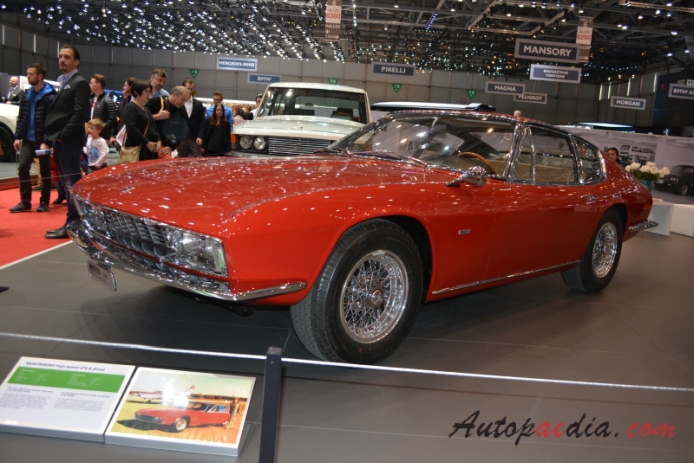 Monteverdi High Speed 375 1967-1976 (1967-1969 375 S Frua Coupé 2d), lewy przód