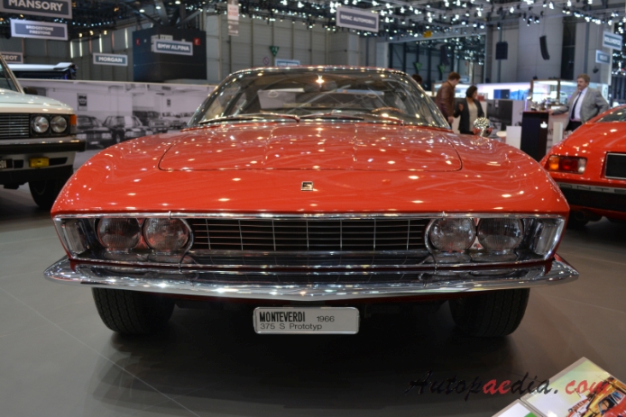 Monteverdi High Speed 375 1967-1976 (1967-1969 375 S Frua Coupé 2d), front view