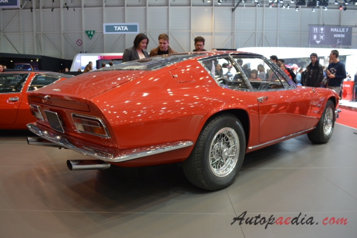 Monteverdi High Speed 375 1967-1976 (1967-1969 375 S Frua Coupé 2d), prawy tył