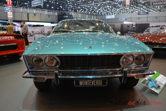 Monteverdi High Speed 375 1967-1976 (1969-1975 375 L Fissore 2+2 Coupé 2d), front view