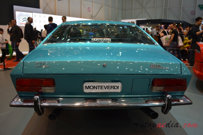 Monteverdi High Speed 375 1967-1976 (1969-1975 375 L Fissore 2+2 Coupé 2d), rear view