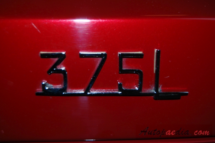 Monteverdi High Speed 375 1967-1976 (1969 375 L 2+2 Coupé 2d), rear emblem  
