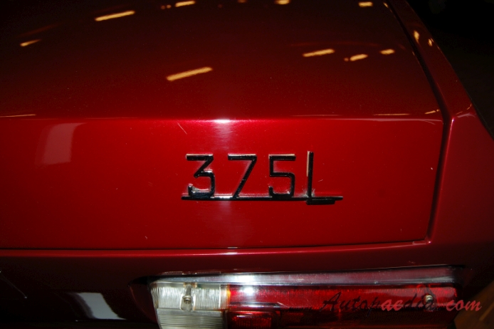 Monteverdi High Speed 375 1967-1976 (1969 375 L 2+2 Coupé 2d), rear emblem  