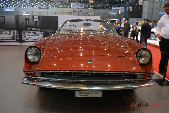 Monteverdi High Speed 375 1967-1976 (1971 375 C cabriolet 2d), front view