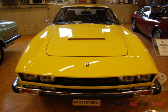 Monteverdi High Speed 375 1967-1976 (1972-1976 Monteverdi Berlinetta 375 S Coupé 2d), front view