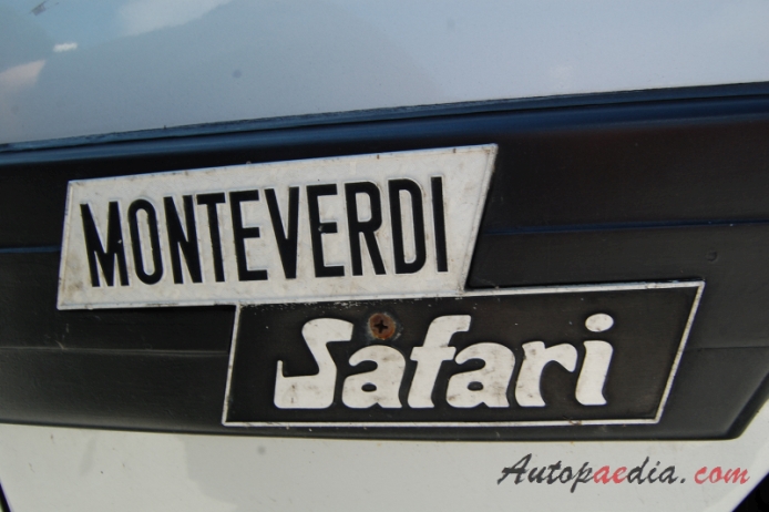 Monteverdi Safari 1976-1982 (1976 5.7L SUV 3d), emblemat bok 