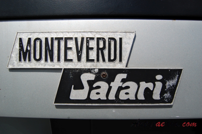 Monteverdi Safari 1976-1982 (1976 5.7L SUV 3d), rear emblem  