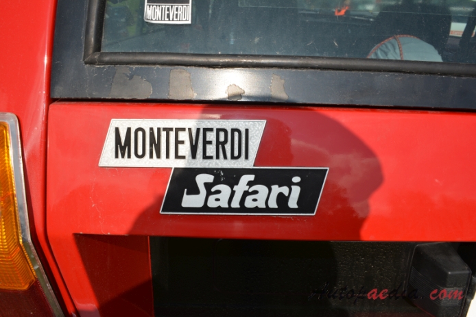Monteverdi Safari 1976-1982 (SUV 3d), rear emblem  