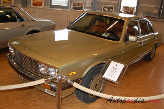 Monteverdi Tiara 1982-1983 (1982 sedan 4d), left front view