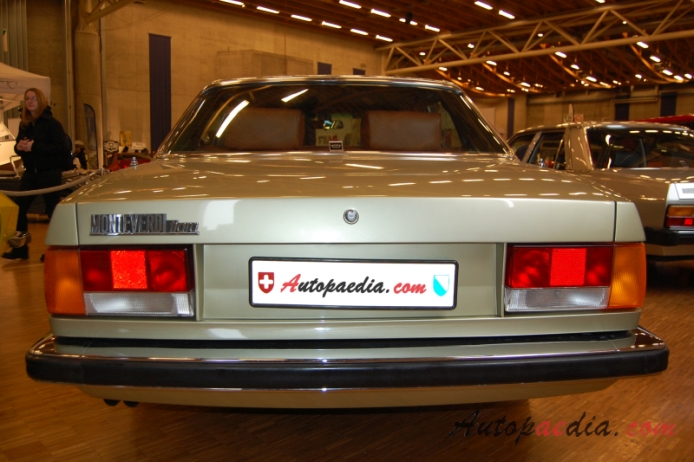 Monteverdi Tiara 1982-1983 (1982 sedan 4d), rear view