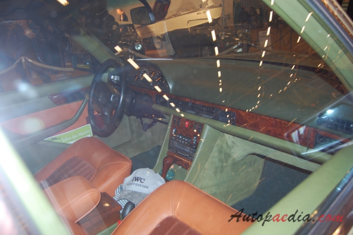 Monteverdi Tiara 1982-1983 (1982 sedan 4d), interior