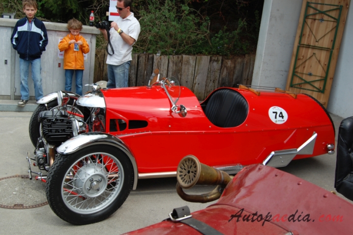 Morgan V-twin three wheelers 1911-1939 (1933 1325ccm SS Super Sports), lewy bok