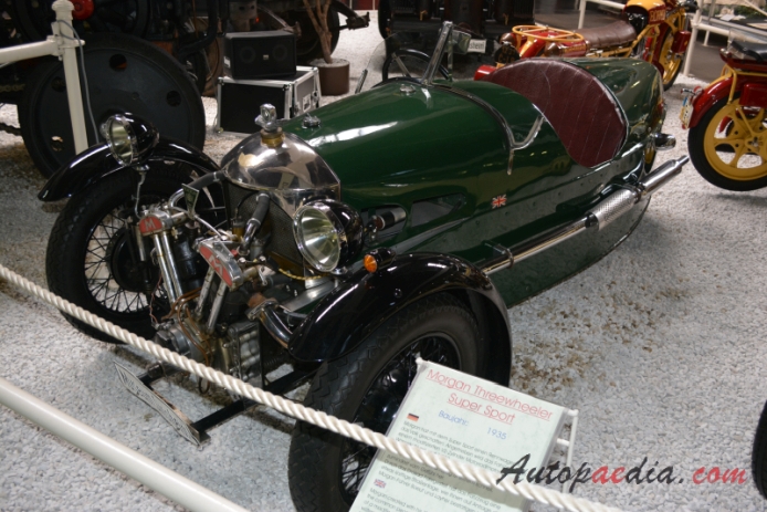 Morgan V-twin three wheelers 1911-1939 (1935 1000ccm SS Super Sports), lewy przód