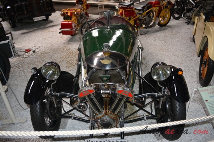 Morgan V-twin three wheelers 1911-1939 (1935 1000ccm SS Super Sports), przód