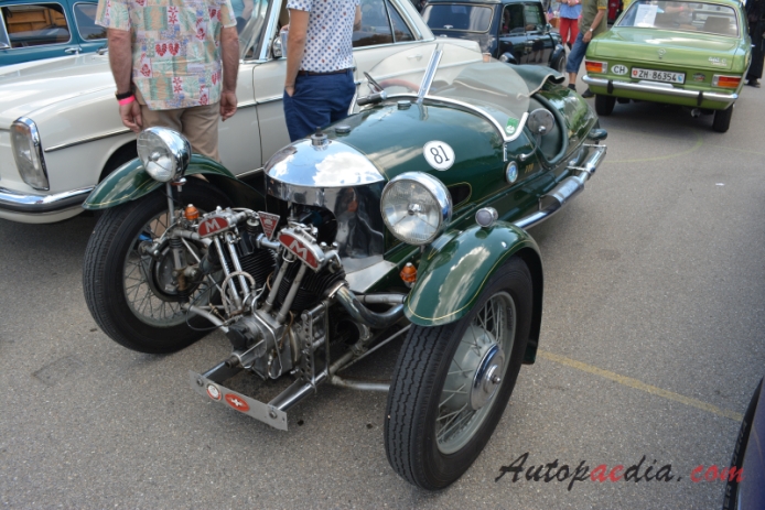 Morgan V-twin three wheelers 1911-1939 (1936 SS Super Sports), left front view