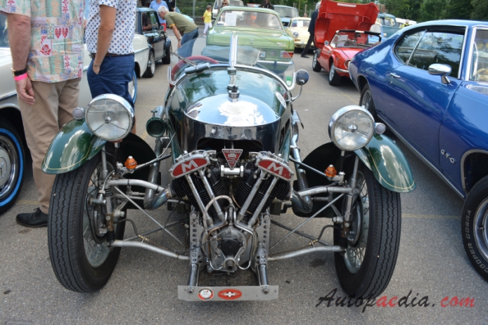 Morgan V-twin three wheelers 1911-1939 (1936 SS Super Sports), front view
