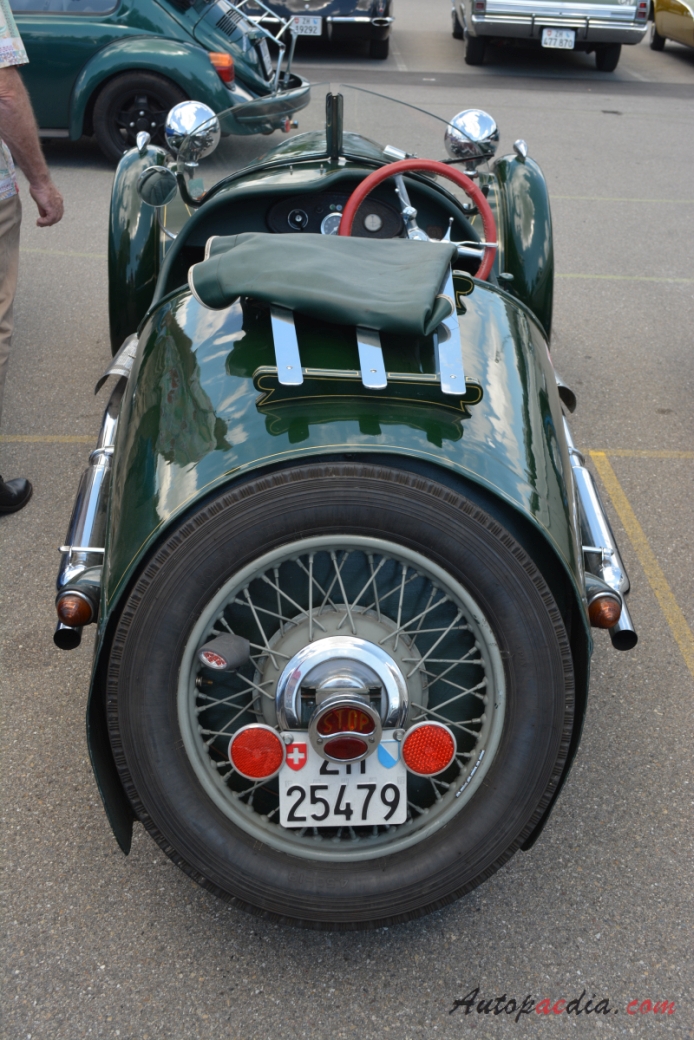 Morgan V-twin three wheelers 1911-1939 (1936 SS Super Sports), rear view