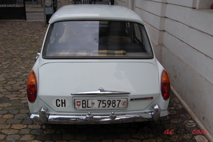 Morris 1300 (BMC ADO16 Mark II) 1967-1971 (Sedan 4d), tył